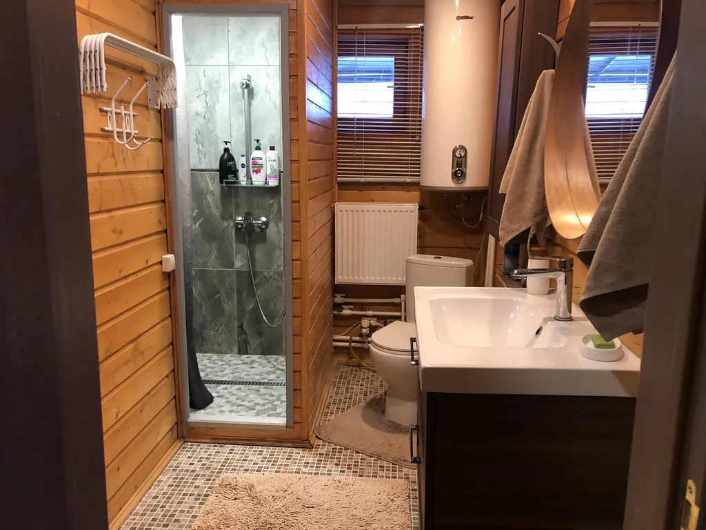 Коттедж Коттедж с камином, финская сауна русская баня на дровах — Ломоносов