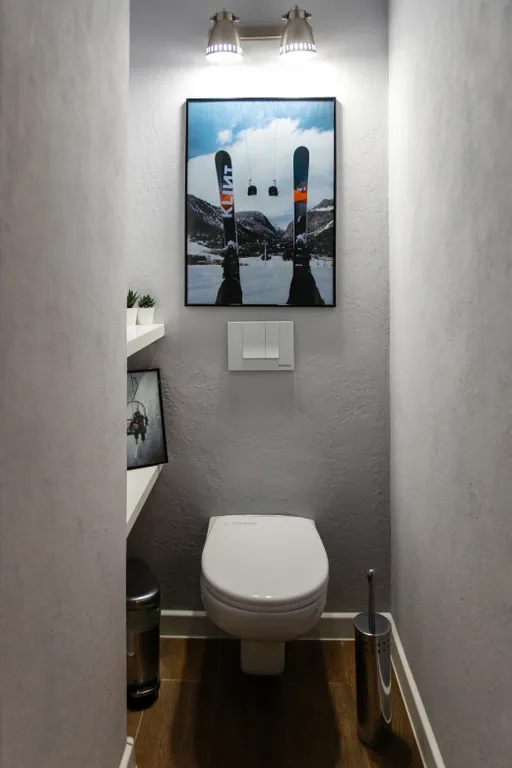 Горы за окном, квартира с тремя отдельными спальнями