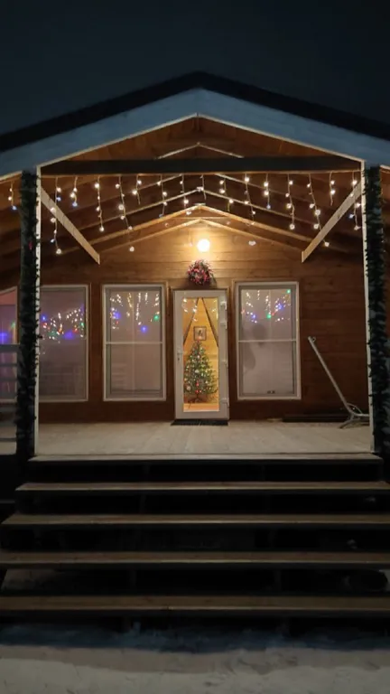 Барнхаус с баней и панорамными окнами