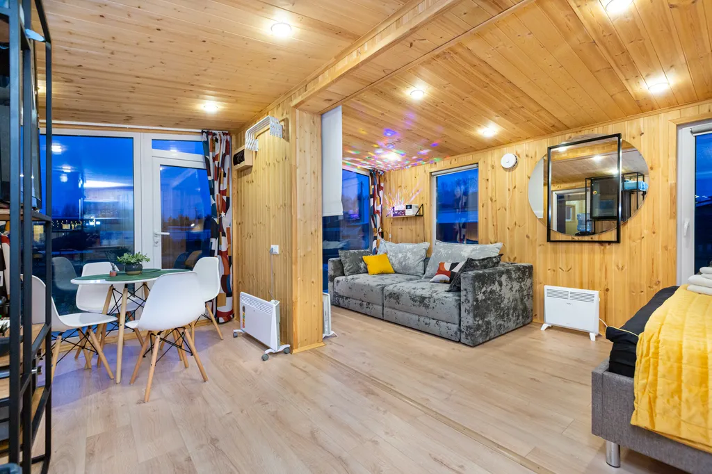 Семейный домик с финской сауной