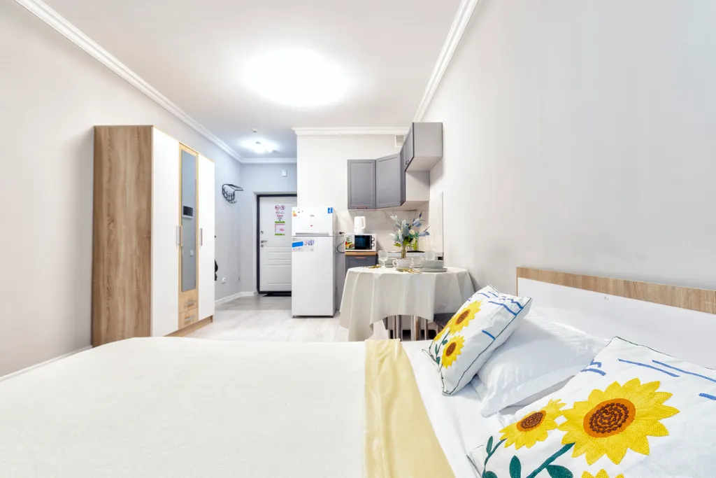 Тёплая и чистая однушка в комплексе Коркем-4