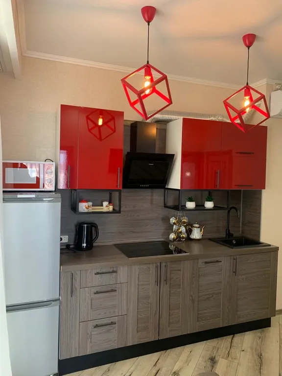 Квартира Квартира Стильная евротрешка в ЖК Соренто Парк с видом на море и горы — Сириус