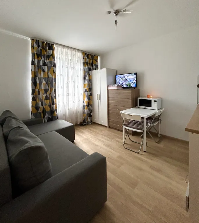 Уютная студия в двухкомнатной квартире