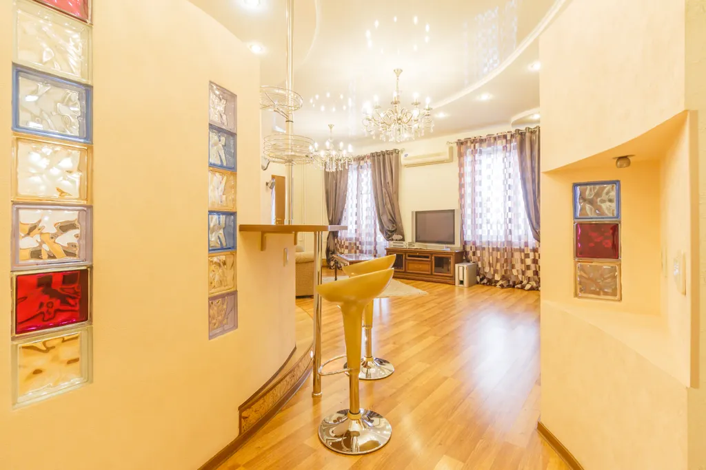 Отличная квартира с домашним кинотеатром и джакузи