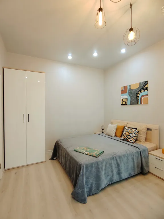 Панорамная квартира на верхнем этаже с видом на город