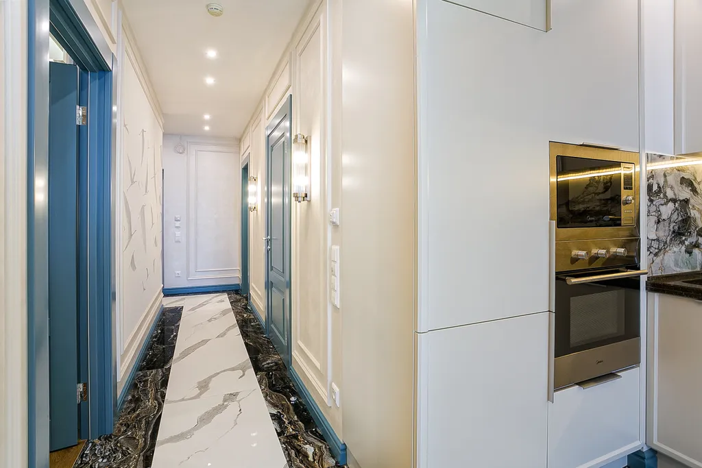 Апартамент с панорамой на море с террасой и 2 санузлами