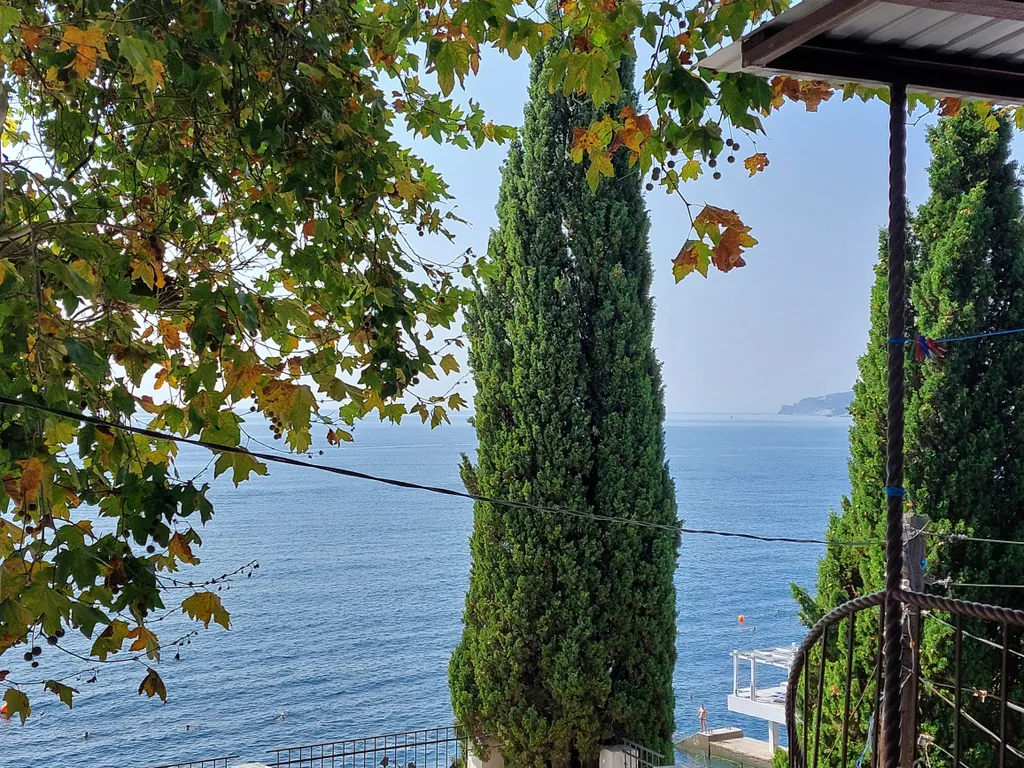 Квартира Евродвушка с видом на море на первой береговой линии — аренда посуточно в Ялта