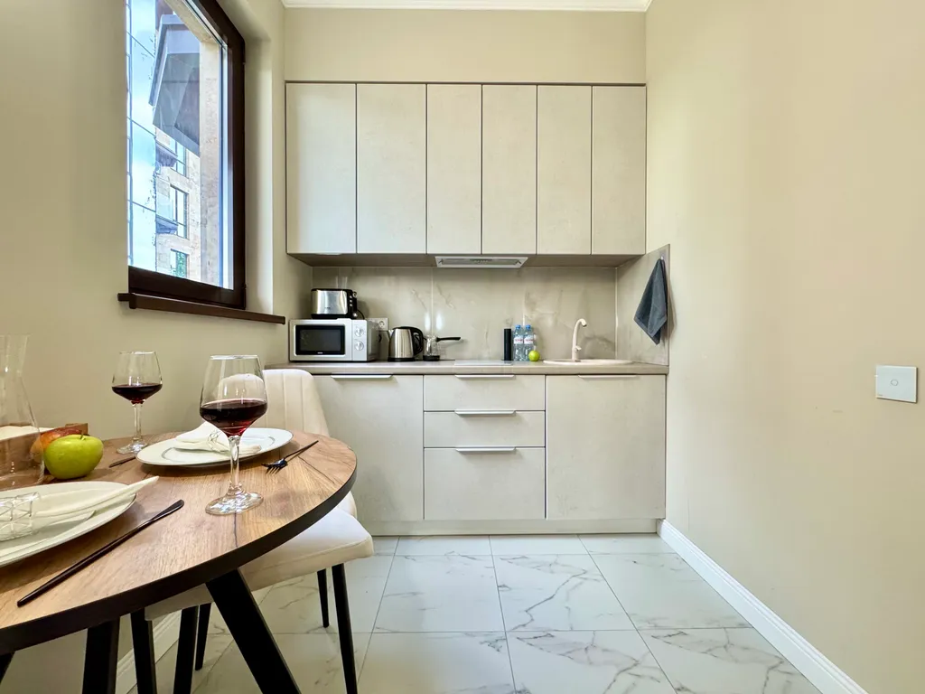 Квартира Квартира Комфорт с видом на горы и балконом — Лазаревское