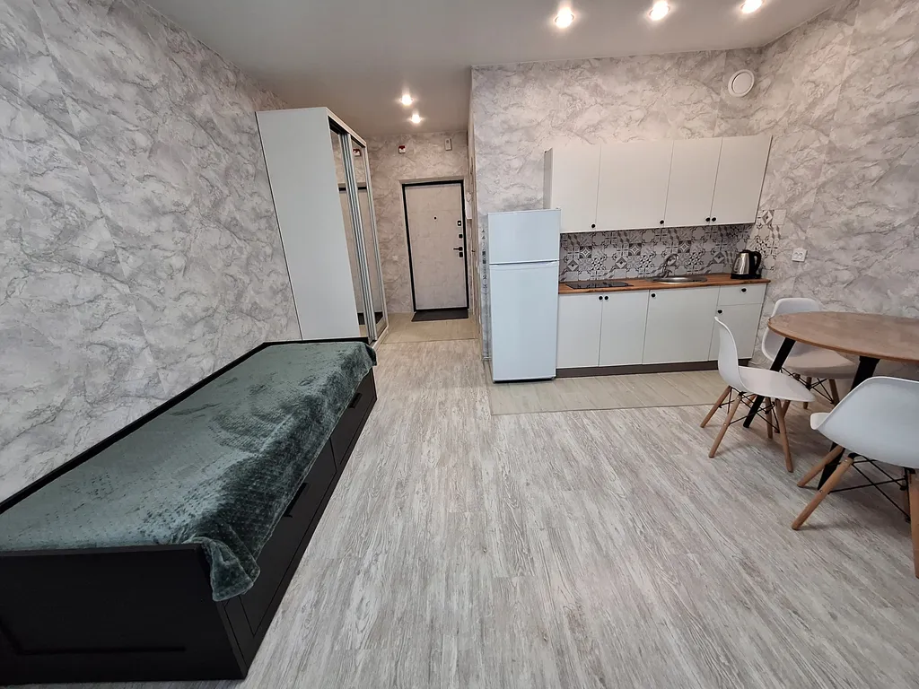 Квартира-студия с новым ремонтом