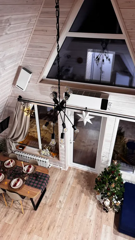 Афрейм на берегу озера Селигер с банным чаном