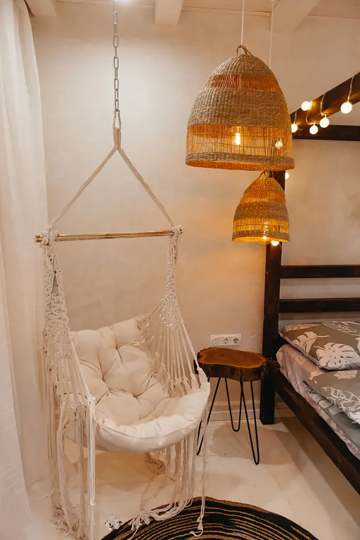 Студия Бали в сердце города, с панорамным видом на город и Волгу