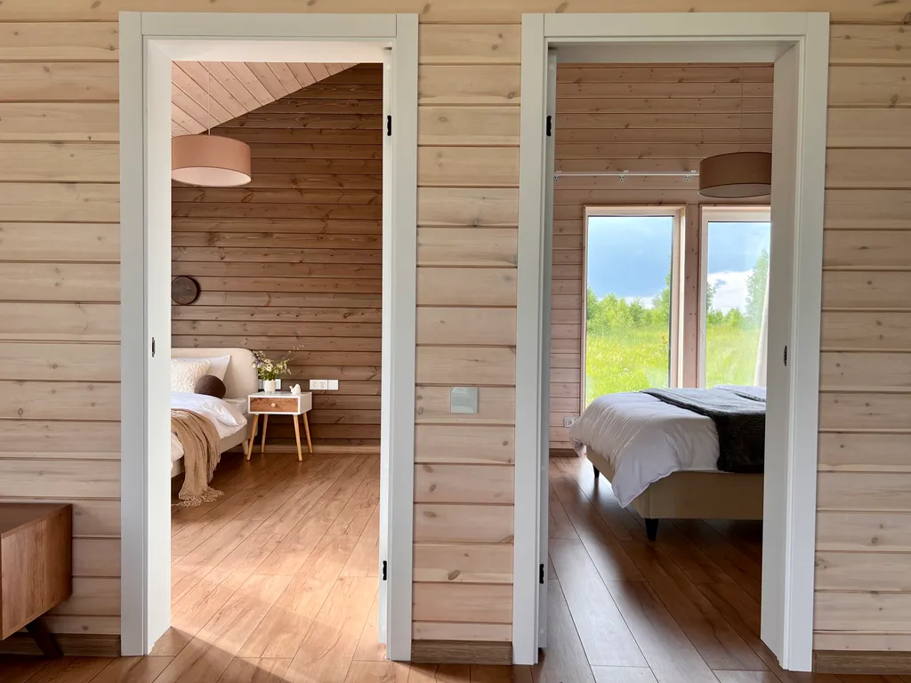 Побег из города, дом с сауной и камином