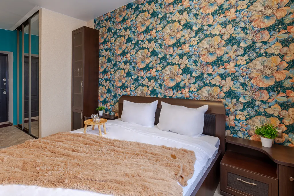 Однокомнатная квартира с видом на Волгу