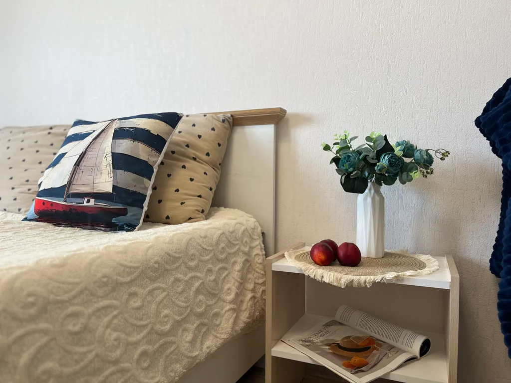 Светлая квартира с видом на закат в современном ЖК Геометрия