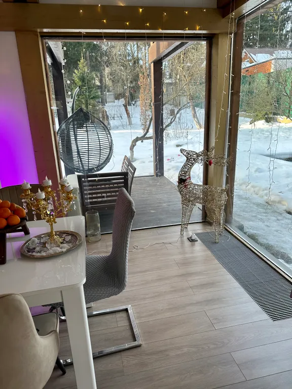 Коттедж Топ, шале у парка, бассейн на улице, русская баня, чан, река, лес — Одинцово