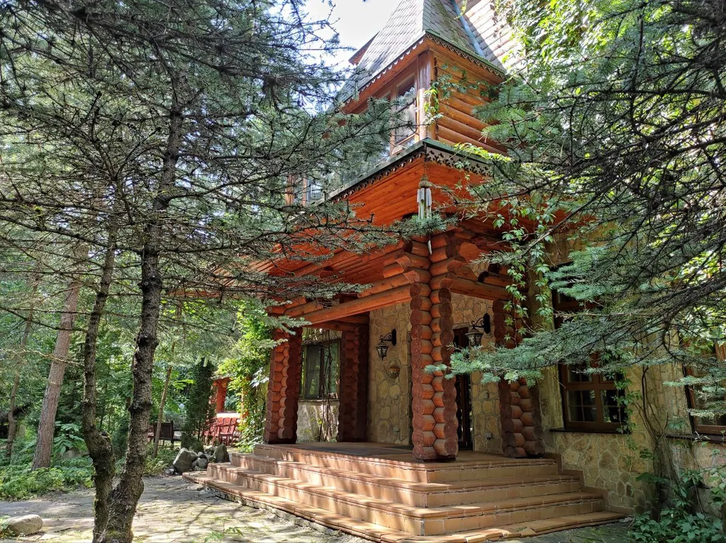 Коттедж Дом с тропическим бассейном, сауной и каминами — Московский