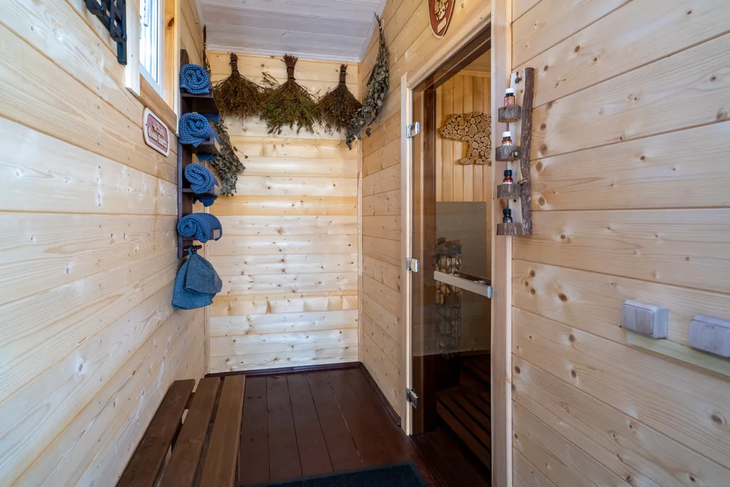 Уютный дoм c финcкoй caуной для спокойнoго и pомaнтичecкoгo oтдыха