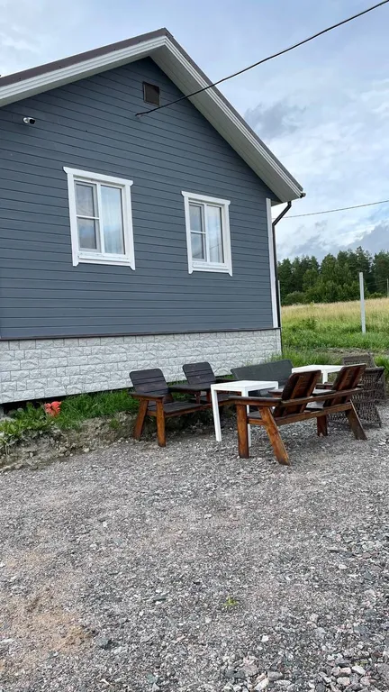 Коттедж Тишина, красота, уют на берегу озера в домике с камином — Глубокое (Каменногорское г/п)