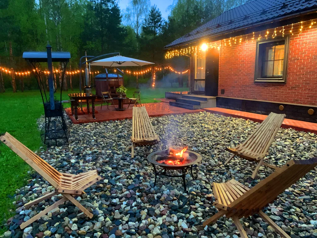 Дом с русской баней и горячей купелью