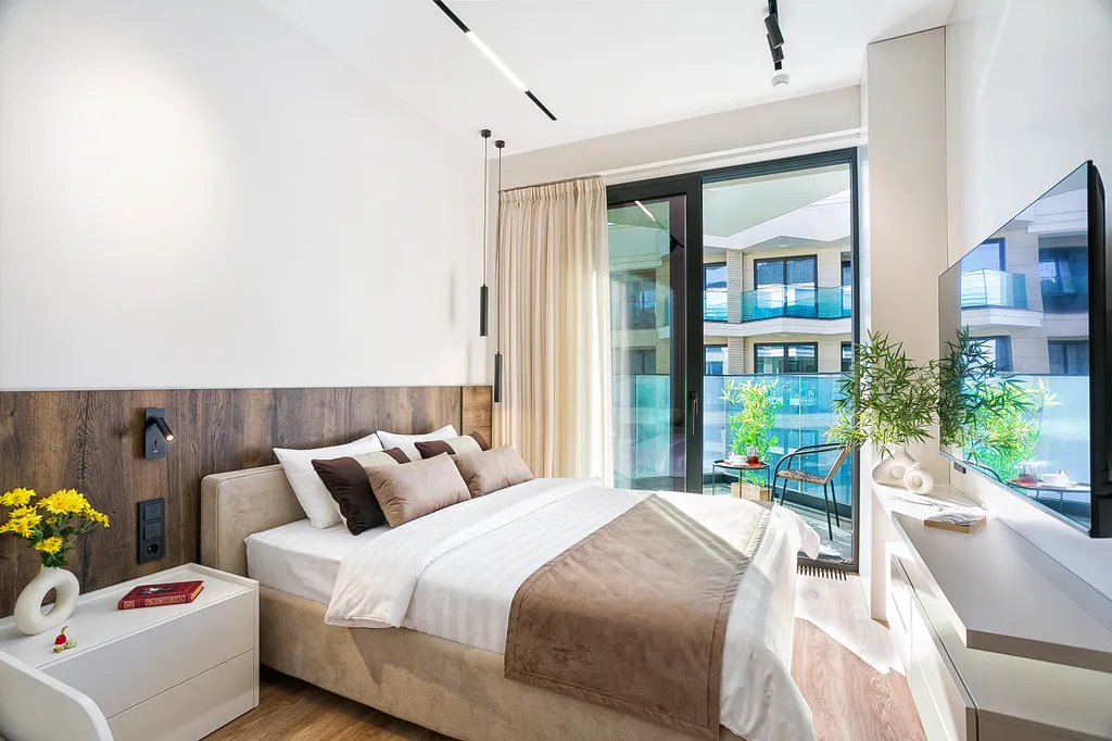 Стильная квартира Чайка с видом на море