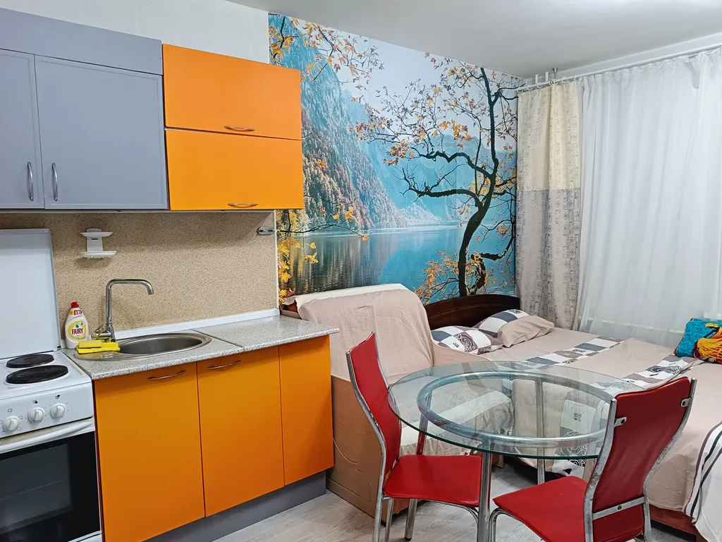 Студия с видом на закат