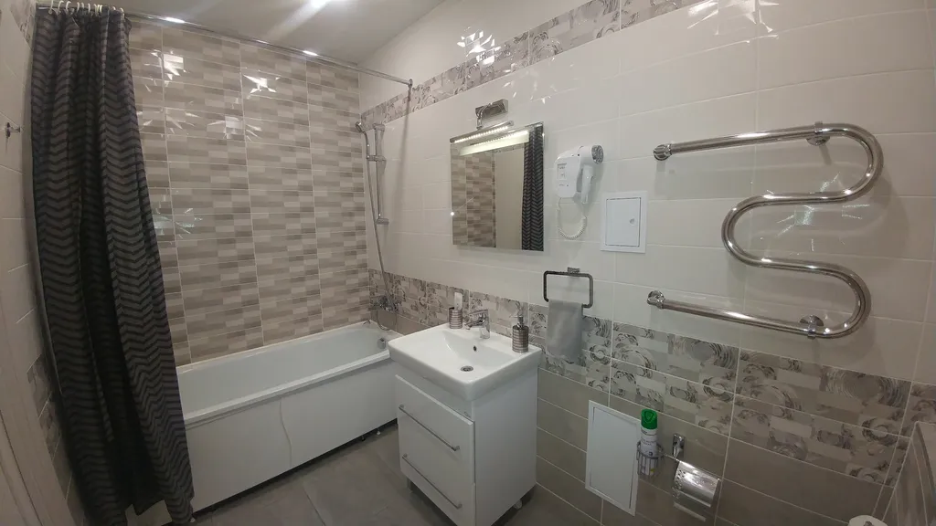 Уютная евродвушка в серых тонах