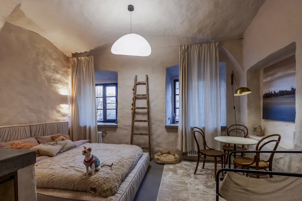 Квартира Квартира Cave Apartment: Уникальное пространство для отдыха и релаксации в стил — Санкт-Петербург