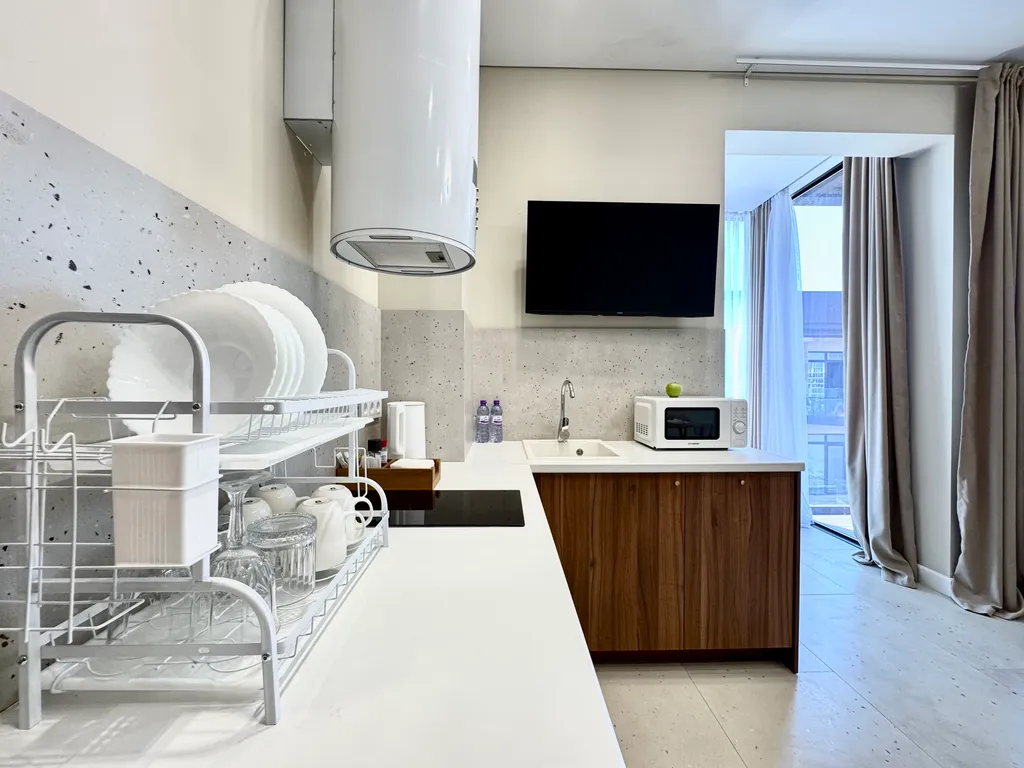 Квартира Люкс с видом на море и балконом — Лазаревское