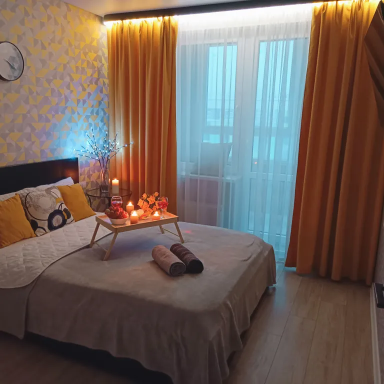 Евродвушка с видом на озеро Кашкадан