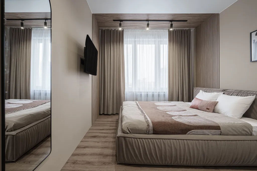 Уютная квартира Кашемир с шикарным видом на город