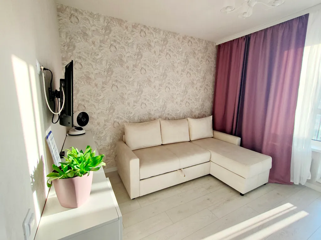 Квартира Квартира Уютная студия в "Ивушках" — Великий Новгород