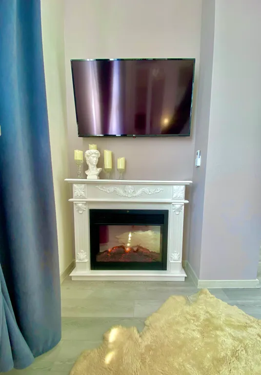 Панорамный люкс с джакузи и камином