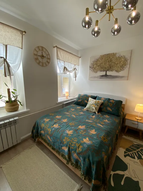 Студия в стиле Сканди с видом на Кремль