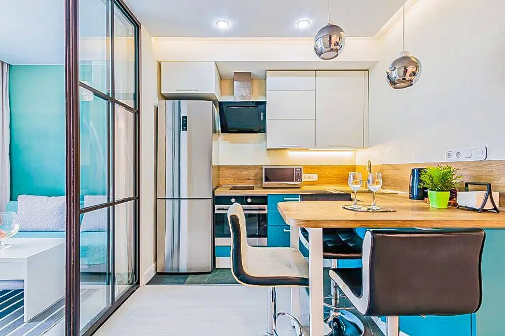 Просыпайтесь с видом на город, дизайнерские апартаменты