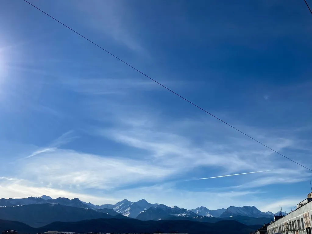 Квартира с прекрасным видом на горы