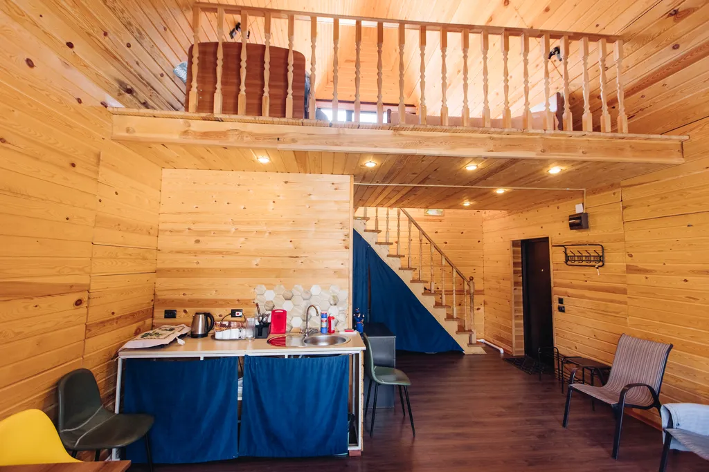 Домик на Байкале в скандинавском стиле