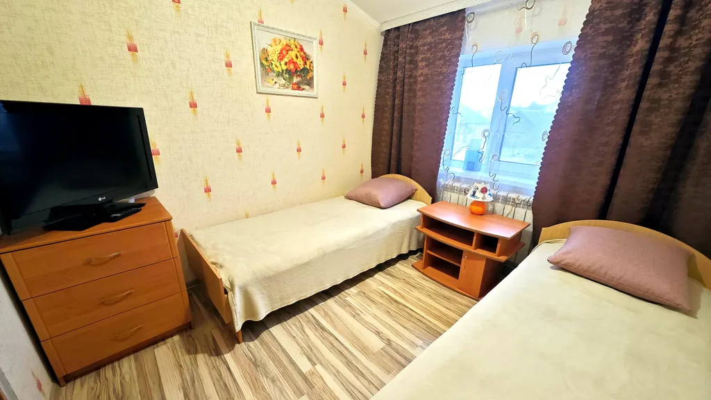 Жемчужные апартаменты с 2 спальнями, кухней и ванной комнатой