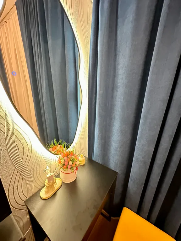 Студия с камином и кондиционером