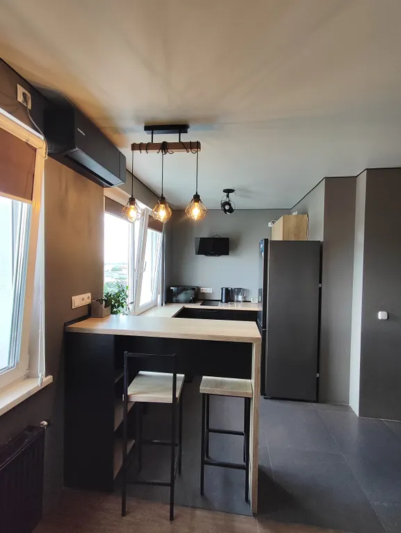 Центр новый дом, 11 этаж, вид на город