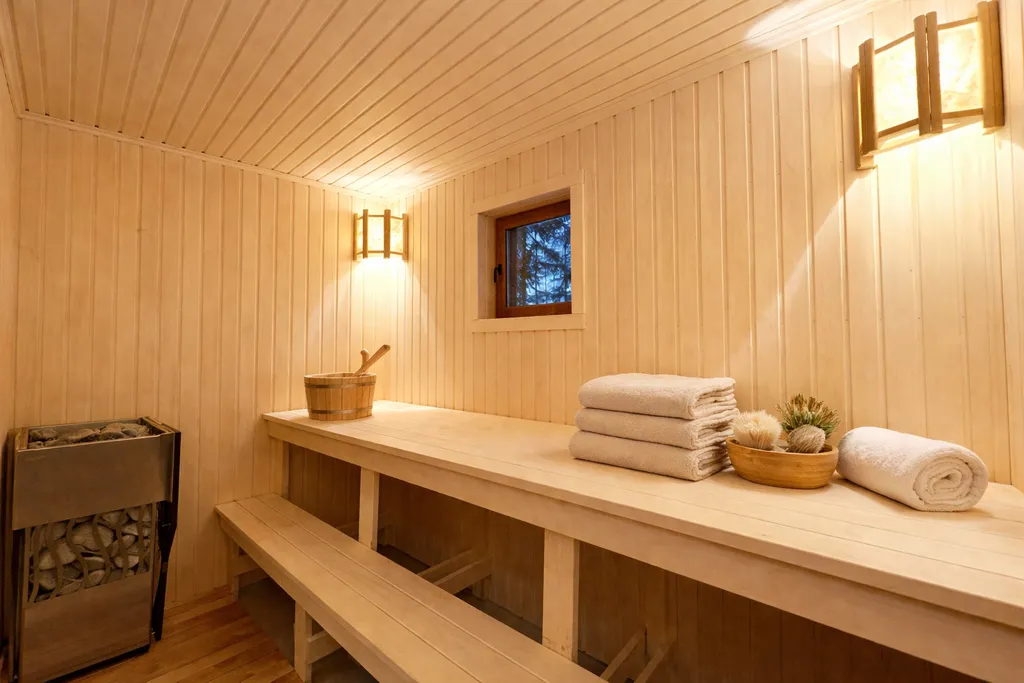 Новый дом в лесу с финской сауной рядом с озером