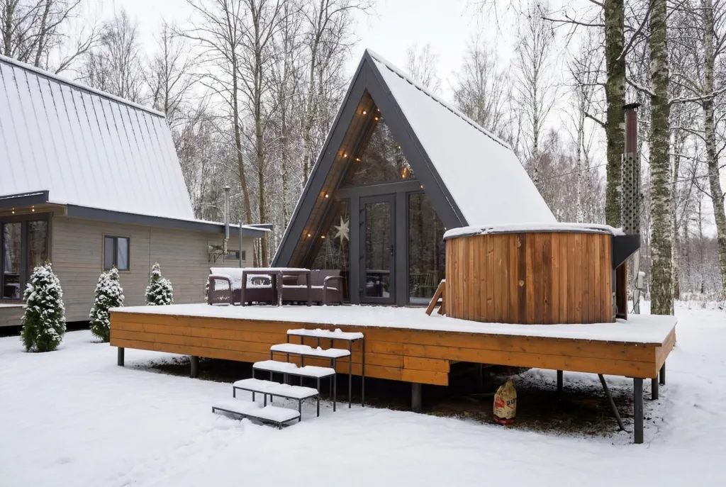 A-Frame с купелью