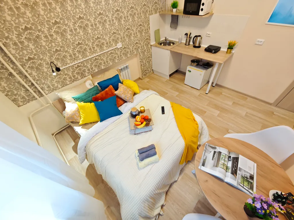 Двухместная студия для уютного проживания возле метро