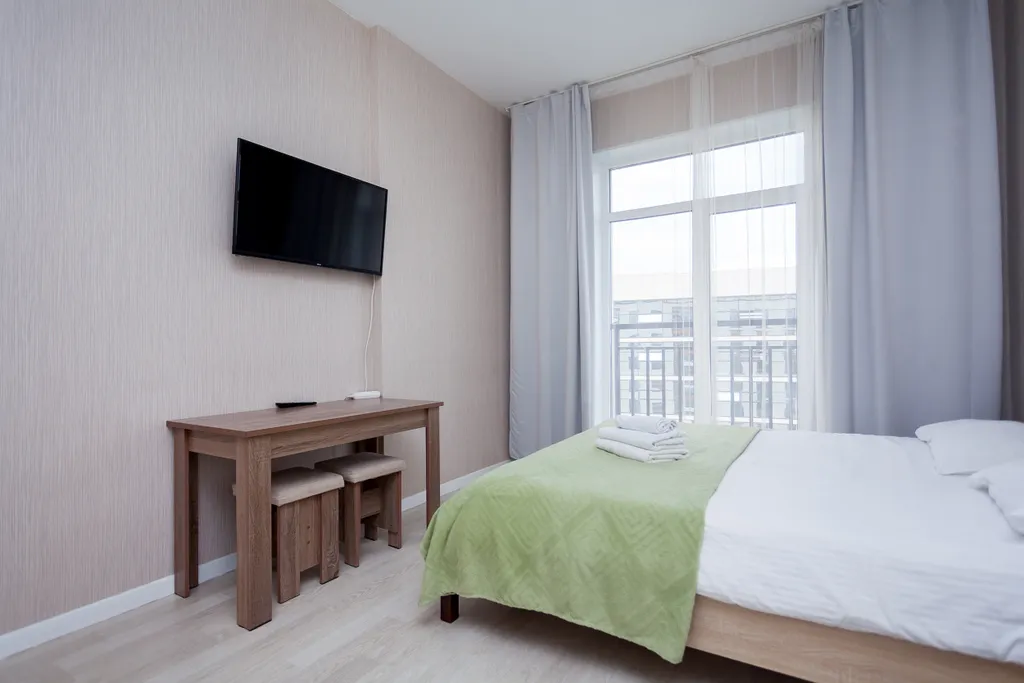 Квартира Квартира Студия в комплексе апартаментов Салют — Санкт-Петербург