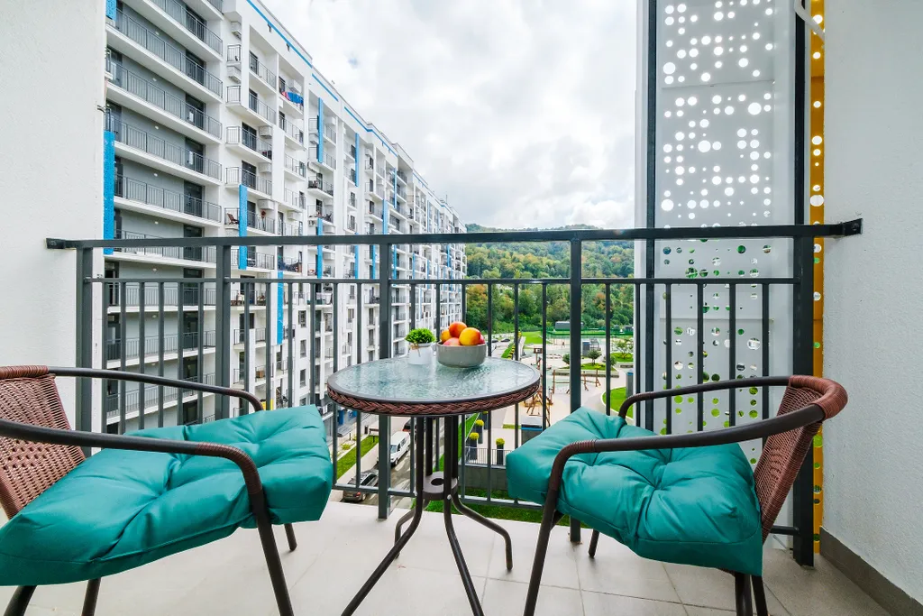 Светлая студия для семьи или компании, до моря 25 минут, парковка