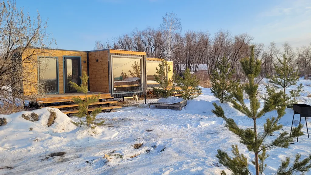 Коттедж Уютный домик с видом на озеро — Петровский