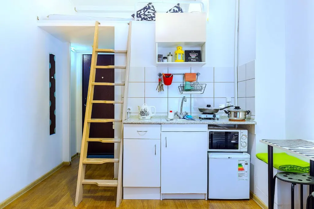 Квартира Квартира Полноценная двухуровневая евростудия на Фонтанке — Санкт-Петербург