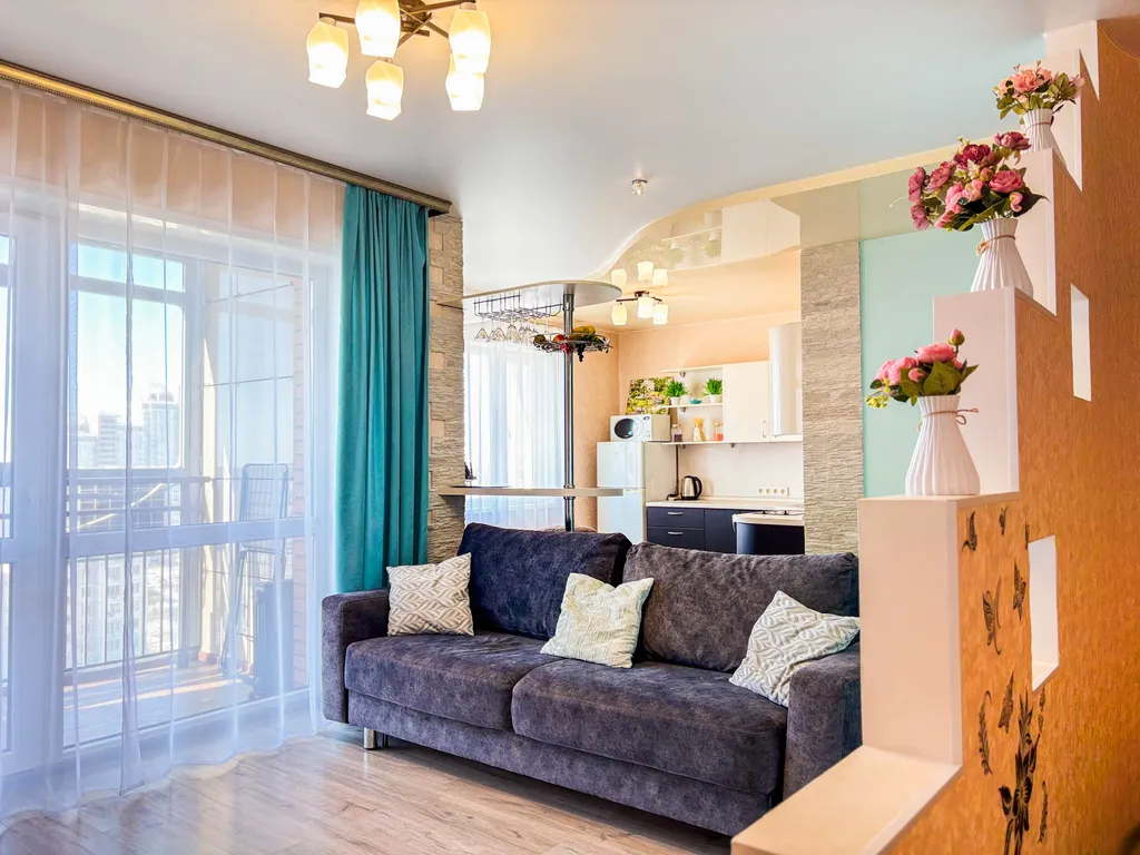 Стильные апартаменты Тиффани с видом на Амур