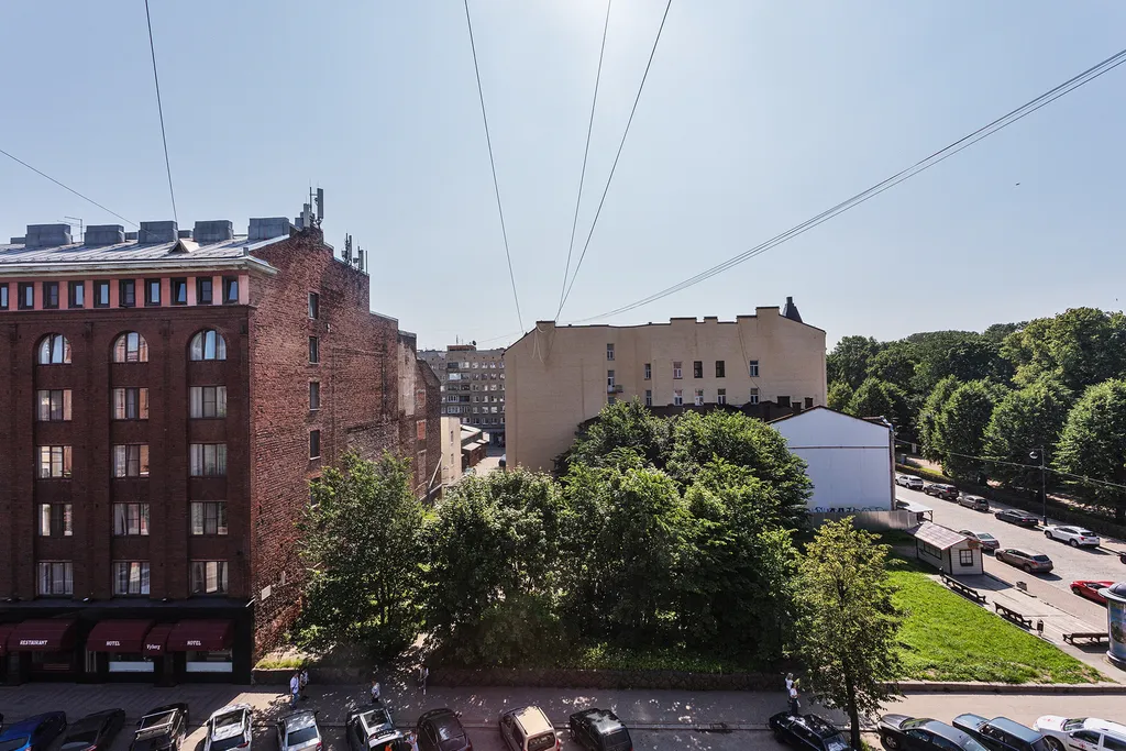 J&N Apartments Четырехместная студия с видом на парк