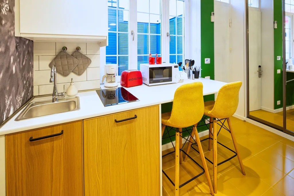 Апартамент на троих с частным внутренним двориком