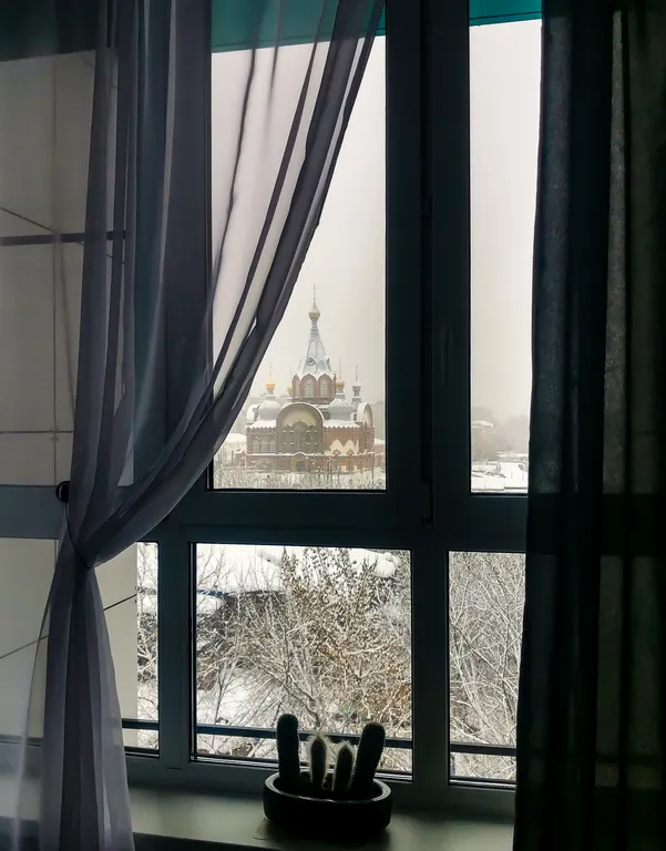 Квартира Квартира Тихий уголок с видом на храм с ощущением дома — Нижний Новгород